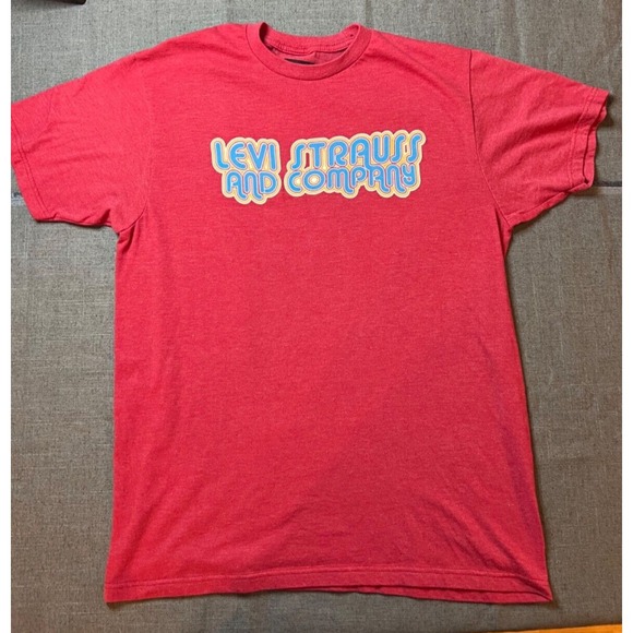 Levi's Other - Levis TShirt Levi Strauss and Company Red Levi's short sleeve t-shirt Mens Small